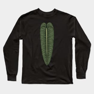 Anthurium veitchii big leaf Long Sleeve T-Shirt